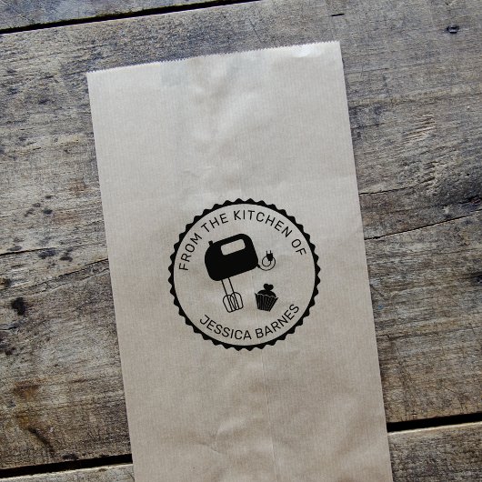 キッチンからパーソナライズ ラバースタンプ