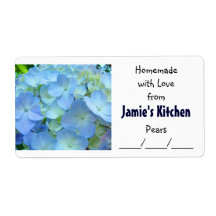 キッチンからラブジャールラベル付き自家製