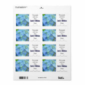 キッチンからラブジャールラベル付き自家製 ラベル (フルシート)