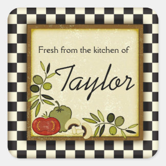 キッチンから新鮮カスタムな スクエアシール