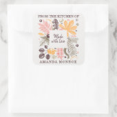 キッチンから紅葉 スクエアシール (バッグ)