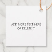 キッチンから自家製メリークリスマス フェイバータグ (裏面)