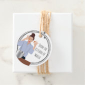 「キッチンから」のベーキングカスタムメッセージカード フェイバータグ (インサイチュ)