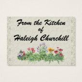 「キッチンから」カード/ラベル- SRF (裏面)