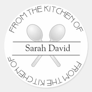 キッチンから：ステッカー ラウンドシール