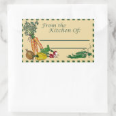 キッチンから:レシピラベル 長方形シール (バッグ)