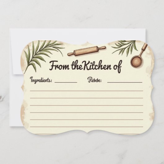 キッチンから - 素朴なレシピ (正面)