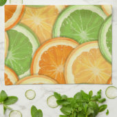 キッチンかわいらしタオルかんきつ キッチンタオル (折り畳み)