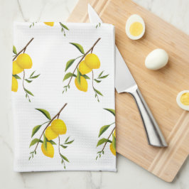 キッチンかわいらしタオルのレモン キッチンタオル