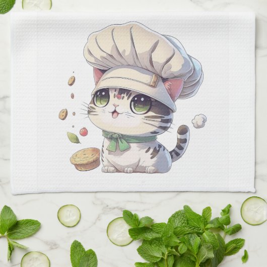 キッチンかわいらしタオル キッチンタオル (折り畳み)