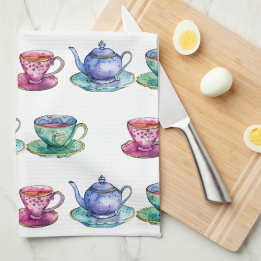 キッチンかわいらしタオル キッチンタオル (四つ折り)