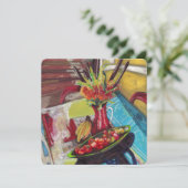 キッチンでの静物生活 サンキューカード (スタンド正面)