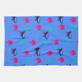 キッチンでイギーを食べる キッチンタオル