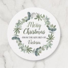 . .キッチンでクリスマスを楽しむ フェイバータグ