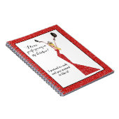 "キッチンでパフォーマンスするのが大好き!" セレブ・ディーバ ノートブック (右側)