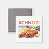 キッチンでSchnitzi マグネット (正面/裏面)