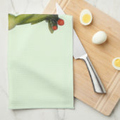 キッチンとスポーツタオルのカエル人形ゴルファー キッチンタオル (四つ折り)