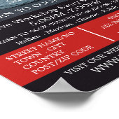 キッチンとナイフの準備、料理ク広告ラス ポスター (角)