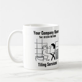 キッチンとバスルームのタイル貼り。タイル貼りサービス マグカップ