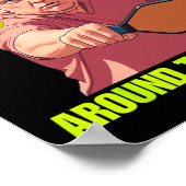 キッチンに壁を作るトランプピクル ポスター (角)