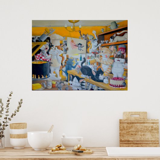 キッチンのカオス – ポスター (キッチン)