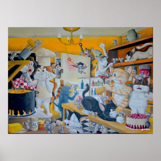 キッチンのカオス – ポスター (正面)