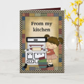 キッチンのグリーティングカードから カード (黄色い花)