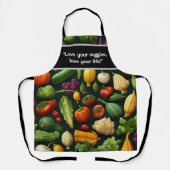 キッチンのシェフのための野菜 エプロン (正面)
