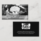 キッチンのシェフ | 料理器具 名刺 (正面/裏面)