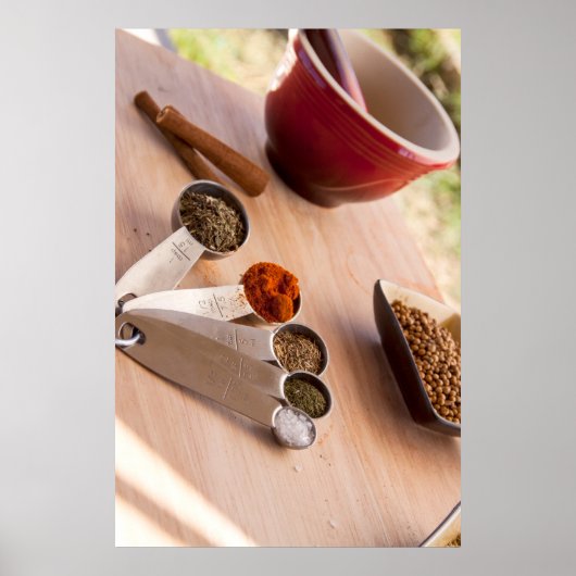 キッチンのスパイス ポスター (正面)