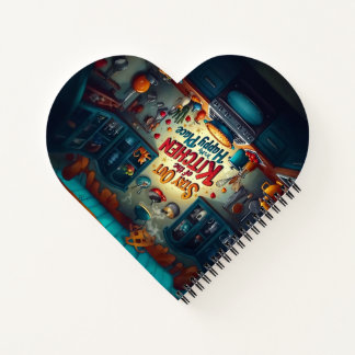 キッチンのノートから離れる ノートブック