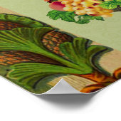 キッチンのフルーツバスケットへようこそパーソナライズされた ポスター (角)