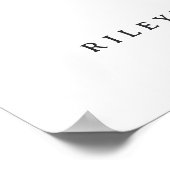 キッチンのブライダルシャワーウェルカムサインを保管する ポスター (角)