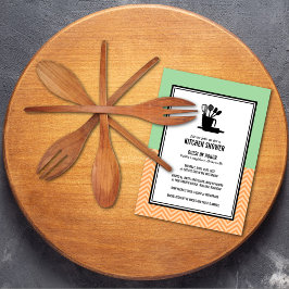 キッチンのブライダルシャワー招待状 招待状