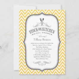キッチンのブライダルシャワー招待状 招待状