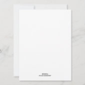 キッチンのブライダルシャワー招待状 招待状 (裏面)