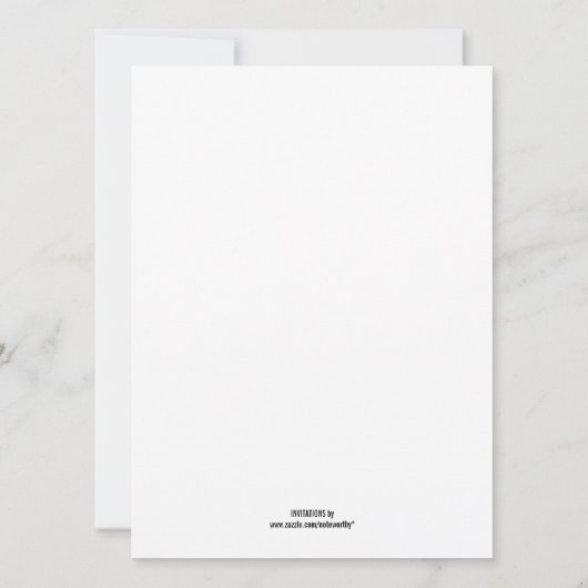 キッチンのブライダルシャワー招待状 招待状 (裏面)