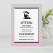 キッチンのブライダルシャワー招待状 招待状 (スタンド正面)