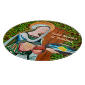 キッチンのベタニーの聖マルタ(詳細) カッティングボード (角)