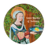 キッチンのベタニーの聖マルタ(詳細) カッティングボード (正面)