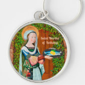 キッチンのベタニーの聖マルタ(詳細) キーホルダー (正面)