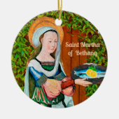 キッチンのベタニーの聖マルタ(詳細) セラミックオーナメント (正面)
