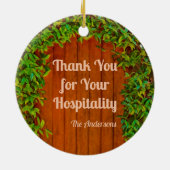 キッチンのベタニーの聖マルタ(詳細) セラミックオーナメント (裏面)