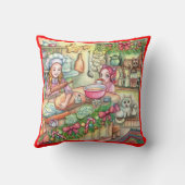 キッチンのミニシェフ クッション (裏面)