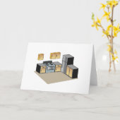 キッチンのリフォームグリーティングカード カード (黄色い花)