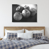 キッチンのリンゴ キャンバスプリント (インサイチュ (寝室))