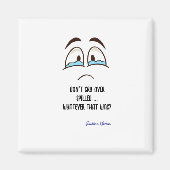 キッチンの何でもこぼれ声を上げるな マグネット (正面)