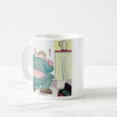 キッチンの器具を固定するずさんな職人。 コーヒーマグカップ (正面左)