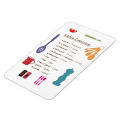 キッチンの変換 マグネット (左側)