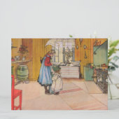 キッチンの女の子(クラシックスウェーデン美術) カード (スタンド正面)
